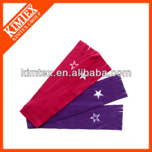Звездная вышивка Красный Полярный шарф из флиса